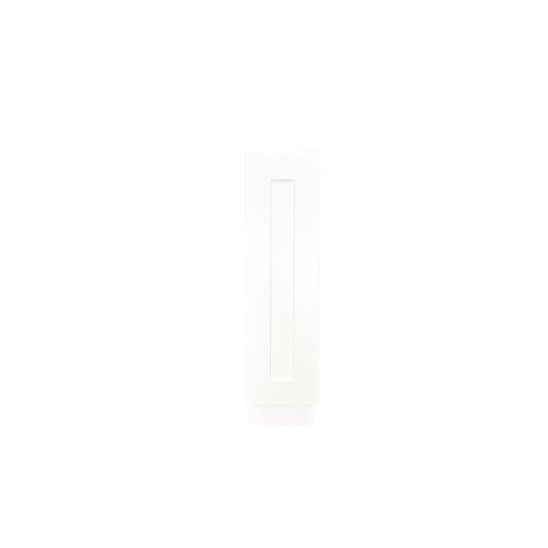 Armoire inférieure en contreplaqué Shaker de l 9 po x H 34,5 po Shaker, prête à assembler