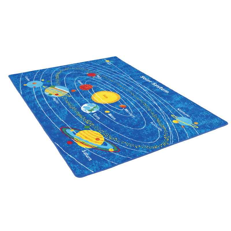 Romig Rectangle Checkered Machine Woven Nylon Rug