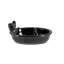 Black Ceramic Feeding and Drinking Bowl