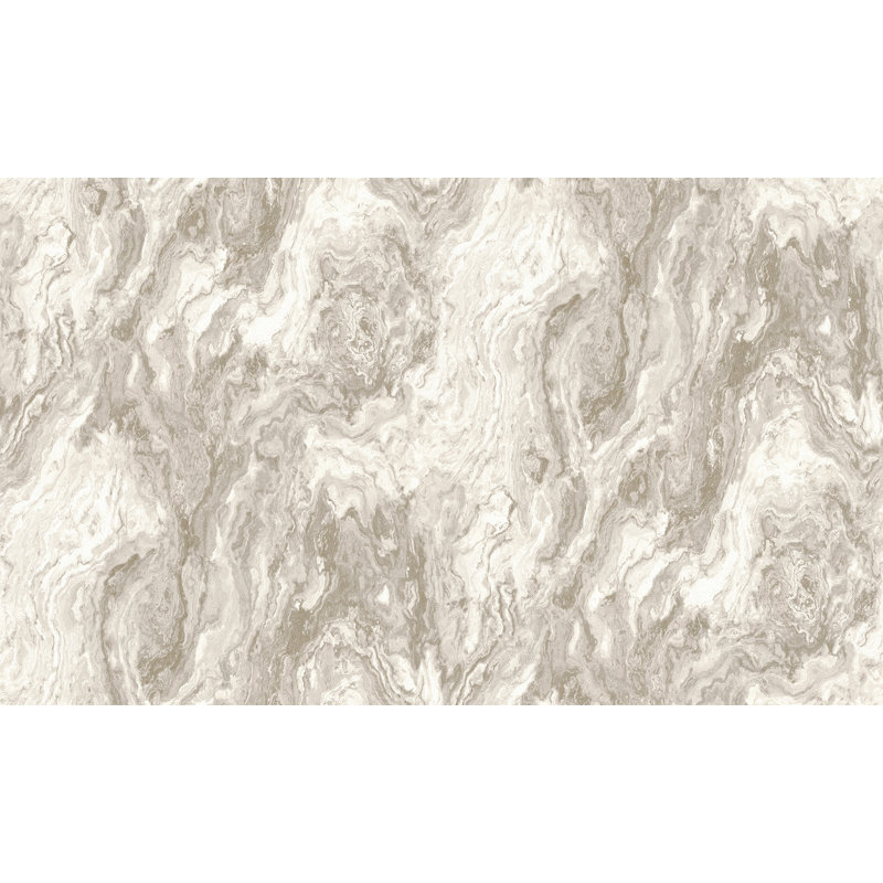 Papier peint étoile en marbre gris anthracite, Beige