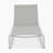 5-Level Adjustable 2-Piece Outdoor Chaise Lounge, Durable Aluminum Frame & PVC-coated polyester Mesh, For Patio/Poolside-1438100691