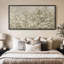 Art mural encadré sur toile - Champ de fleurs sauvages blanc doux dans une palette neutre et calme - 16 po x 24 po, 24 po x 36 po-529034444-529034434