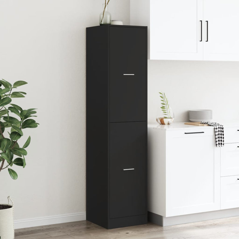 Roswita Bathroom Storage, Black