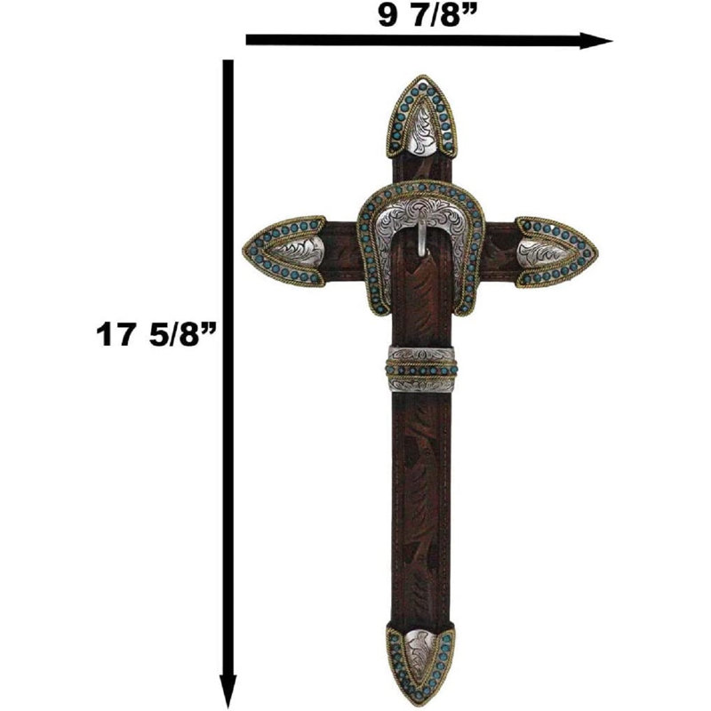 Figurine croisée en simili cuir