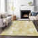 Premium Machine Washable Prisco Gold Rug