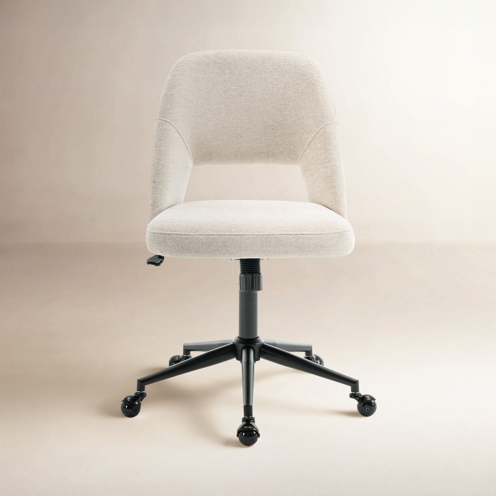 Gramercy Office Chair with Lumbar Support, 	Beige Fabric
