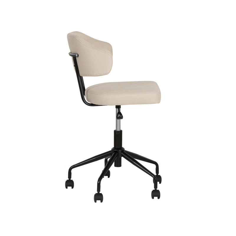 Tessa Swivel Office Chair, Beige