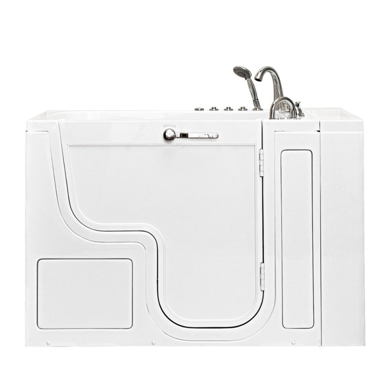 Transfer Acrylic 52" x 32" Walk-In Air Bathtub, Right