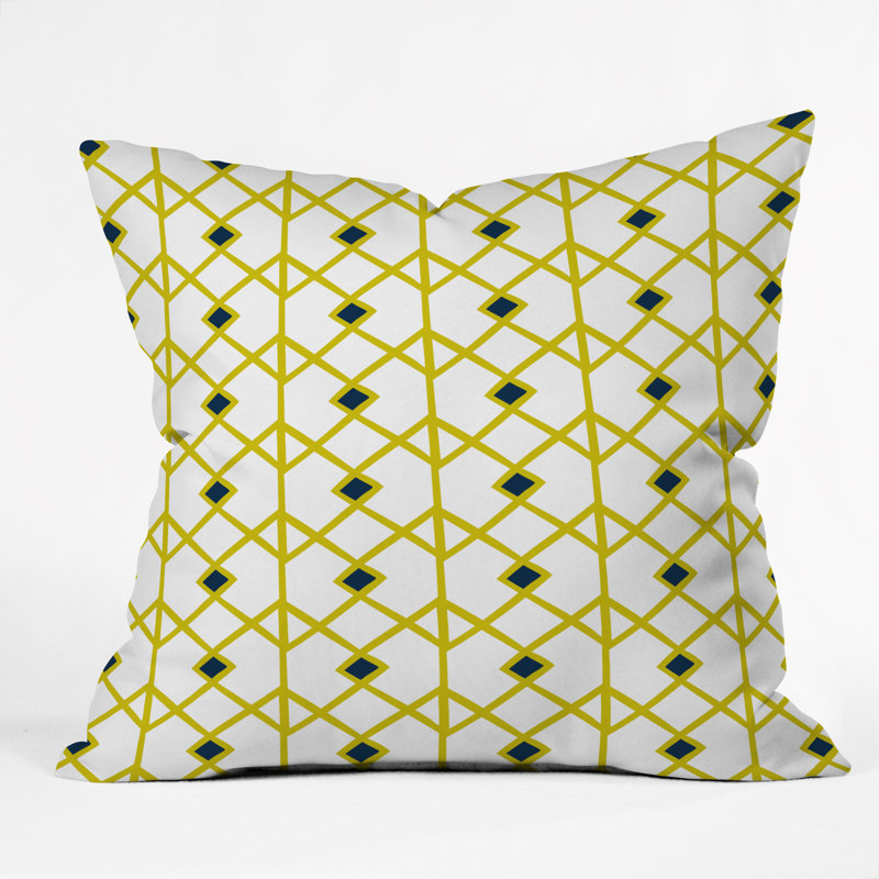Coussin intérieur / extérieur Heather Dutton Citron, 20 po x 20 po