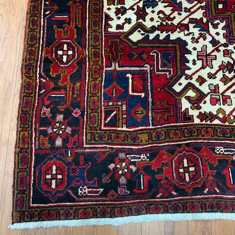 HERAT ORIENTAL Handmade Heriz Wool Rug