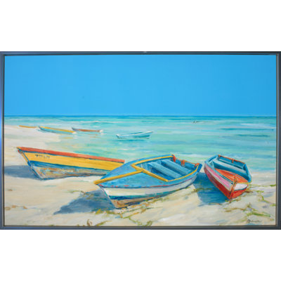 Fisherman's Cove Print by Lawrence Behunek