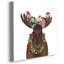 «Christmas Moose And Christmas Owls» sur toile-930680478