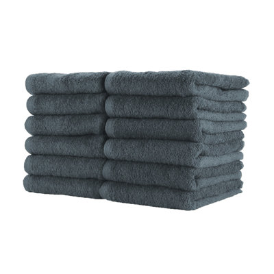 Eltay Bleach Safe Ring Spun Cotton Salon Hand Towels (Pack of 12)