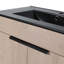 Meuble-lavabo autoportant de 30 pouces avec lavabo en céramique et 2 portes d'armoire à fermeture en douceur-116040652