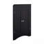 Armoire de coin multifonctionnelle de 36 pouces avec tablettes réglables - Armoire de rangement en panneau de fibres à densité moyenne imperméable pour salle de bain, cuisine et salon, autoportante avec portes, quincaillerie anti-chute, assemblage facile