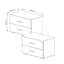 Reade two pieces bedside tables 2 Drawer