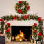 Couronne de Noël 24 po Ruby Red