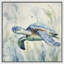 «Pastel Serene Blue Sea Turtle Ocean Watercolor Coastal Nautical Beachy Decor Modern Art» sur-98179849-98179845