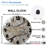 Unique Marble Wall Clock for Home And Office Decor Art - 12'' Modern Glass Wall Clock