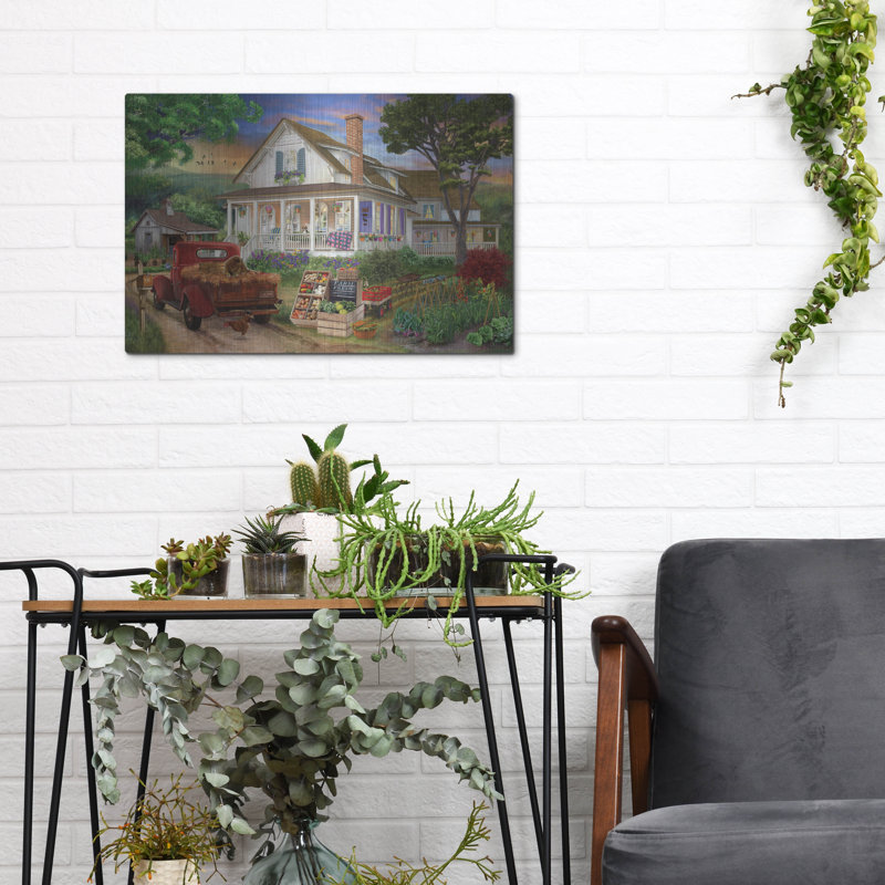 «Our Country Home» par Bigelow Illustration, H 12 po x l 16 po