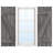 Costway Window Shutter 2 Pcs Reclaimed Wall Decor With Antiqued Surface-99172396