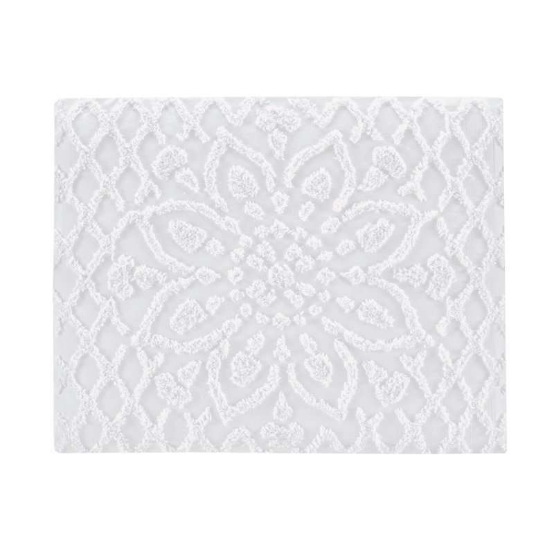 Taie décorative 100% coton , Blanc