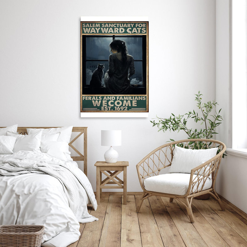 Sanctuaire Salem pour chats Wayward - 1 pièce Sanctuaire Salem rectangulaire pour chats Wayward