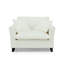 Chaise d'appoint avec accoudoirs et coussin moelleux-390677912