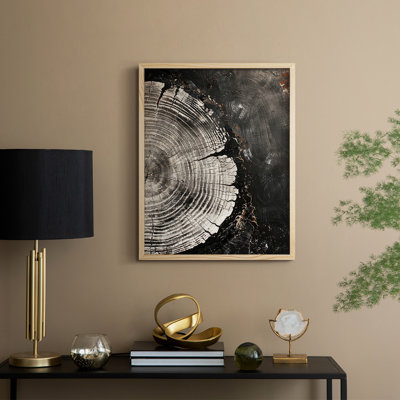 ABSTRACT Series CCII, reproduction encadrée - bois massif