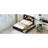Twin Size Wood Platform Bed With Bookcase Headboard, Built-In Downlight, Charging Station, And 2 Side Drawers, Expresso-2104529463