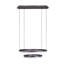 Chihara 3 - Light Matt Black LED Geometric Pendant