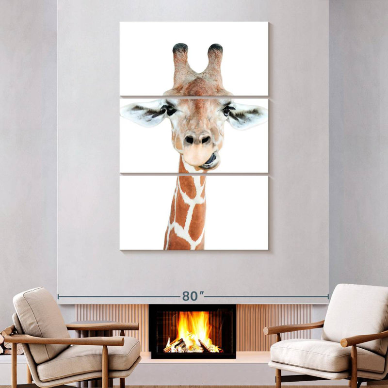 Brampt Cheeky Happy Giraffe, H 74 po x l 48 po