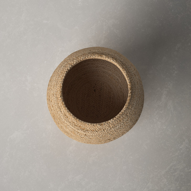 Round Jute Storage Basket