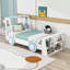 Lit plateforme avec tablettes de rangement-630301490