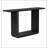 Mirod Elegant Minimalist Console Table with Curved Corners,Natural Wood Veneer,U-Base Design for Easy Placement ,Perfect for Displaying Your Treasures,Simple Assembly-18740989