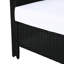 Fauteuil d'extérieur - noir avec coussins imperméables et fabrication en fer, 30 po x 33,5 po x 30 po, 35,03 lb (paire de chaises et fer à repasser, 2