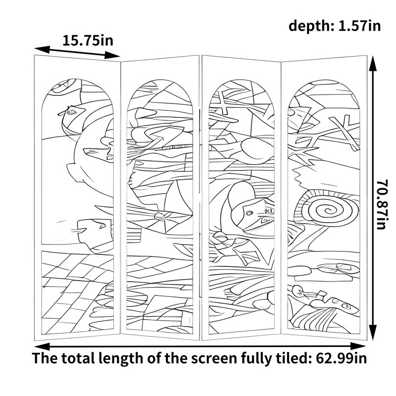Lalani, H 70,87 po x l 62,99 po x P 1,57 po