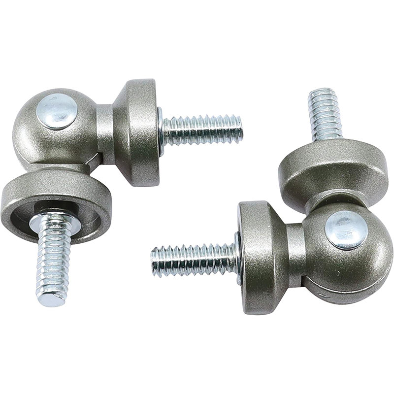 Meriville Hinged Elbow Connector, 2 pcs, 0.625", Pewter