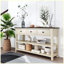 Console rétro avec deux tablettes ouvertes pour le salon-1807069671-1807069670