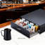 Organisateur de capsules et support de machine avec une capacité de 40 dosettes, tiroir de rangement en métal robuste pour dosettes de cocktail, conception de bar peu encombrante
