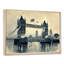 Art mural rétro, lumières de pont de la tour à Londres, Royaume-Uni II-1855691419-1614779320-1855691395
