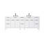 Meuble-lavabo double 84 po blanc-119513601