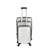 Modern silver suitcase
