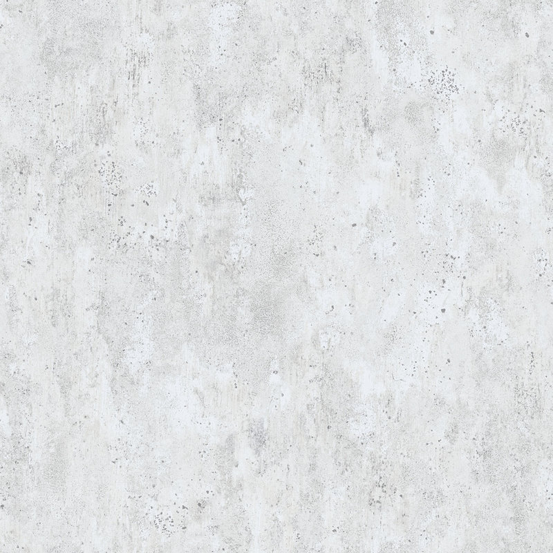 Hinde 10cm x 53cm Matte Wallpaper Roll, Light Grey