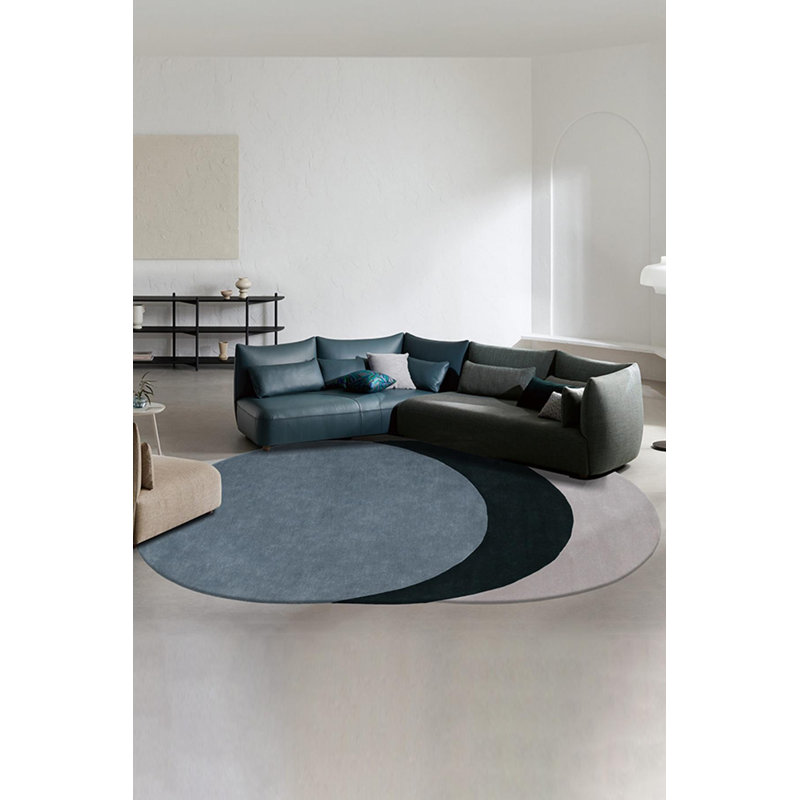 Tapis ovale Hilwert avec envers antidérapant, Ovale 2 pi 7 po x 9 pi 10 po