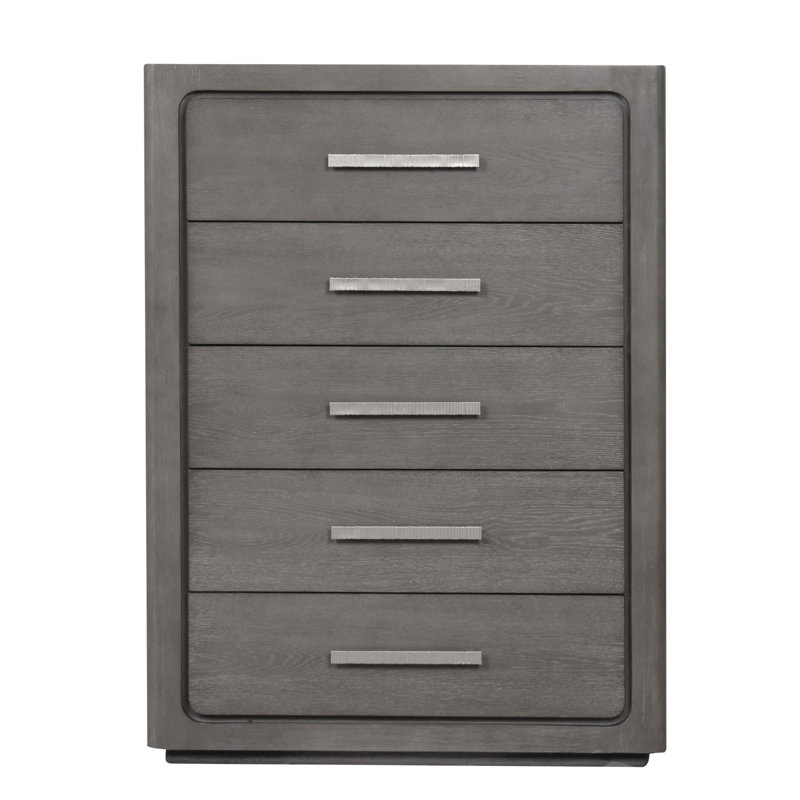 Commode contemporaine Crowthorne, gris chaud, Gris chaleureux