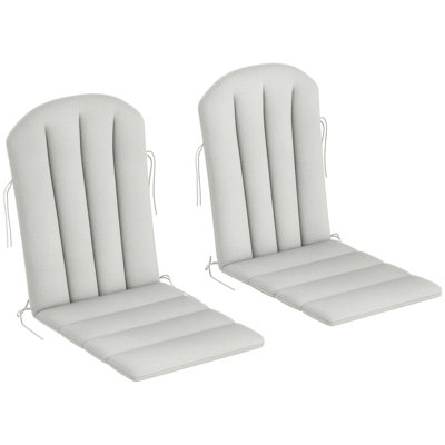 2 pièces Coussin de chaise Adirondack, coussins de chaise de patio
