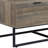 Oak & Black Finish Coffee Table