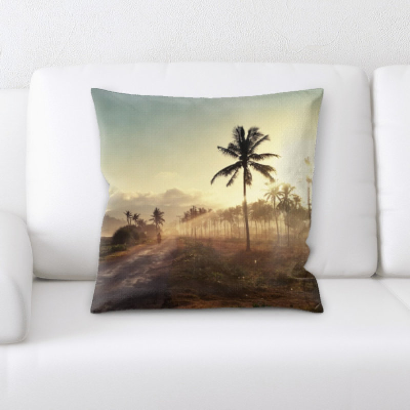Illuminated Microsuede Reversible Throw Pillow