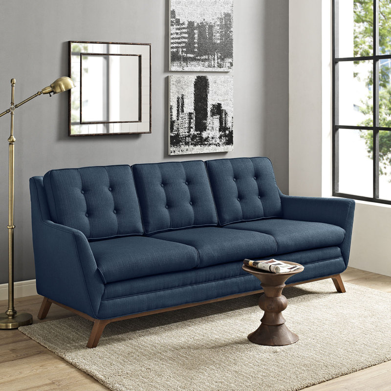 Modway Beguile Fabric Sofa, Azure